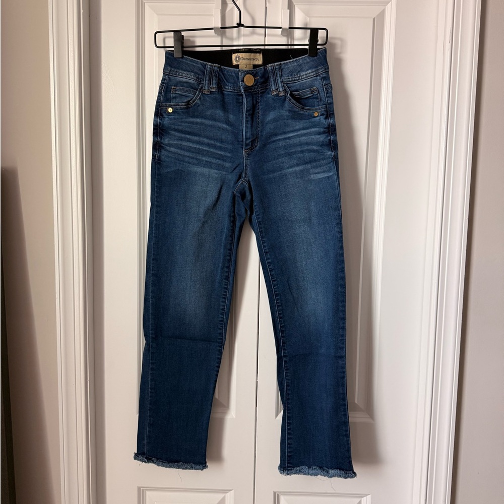Democracy Dark Blue Ankle Jeans